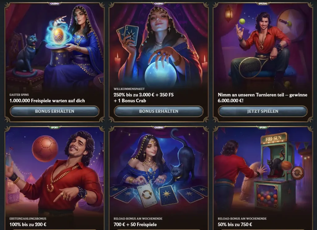 AstroMania Casino Bonus Aktionen mit Willkommensbonus Freispiele und Turnieren